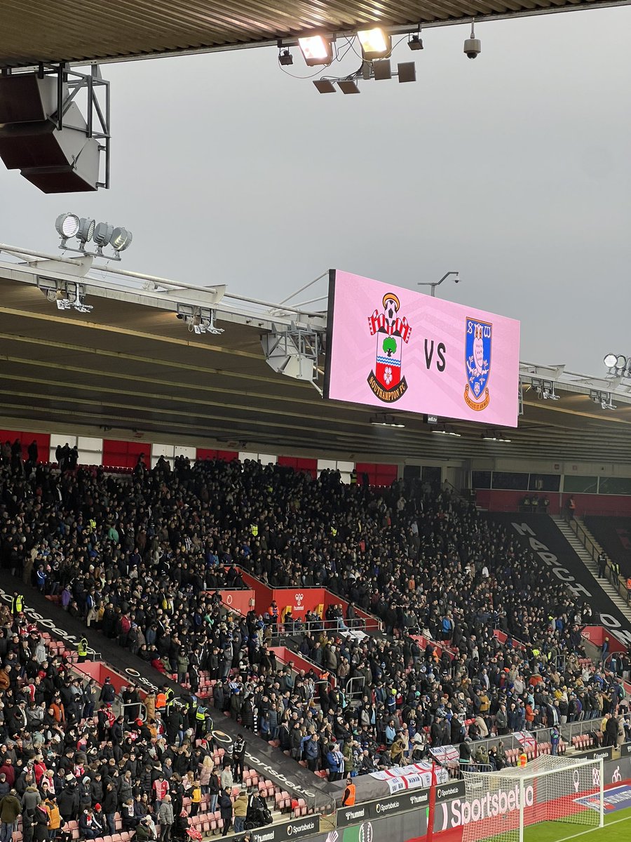 Gutted about that result today. But makes a nice change for me to have a local game. 
Superb away support as always.