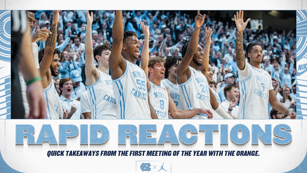 UNC_Basketball's tweet image. Rapid Reactions

🔗: bit.ly/3vBZalF