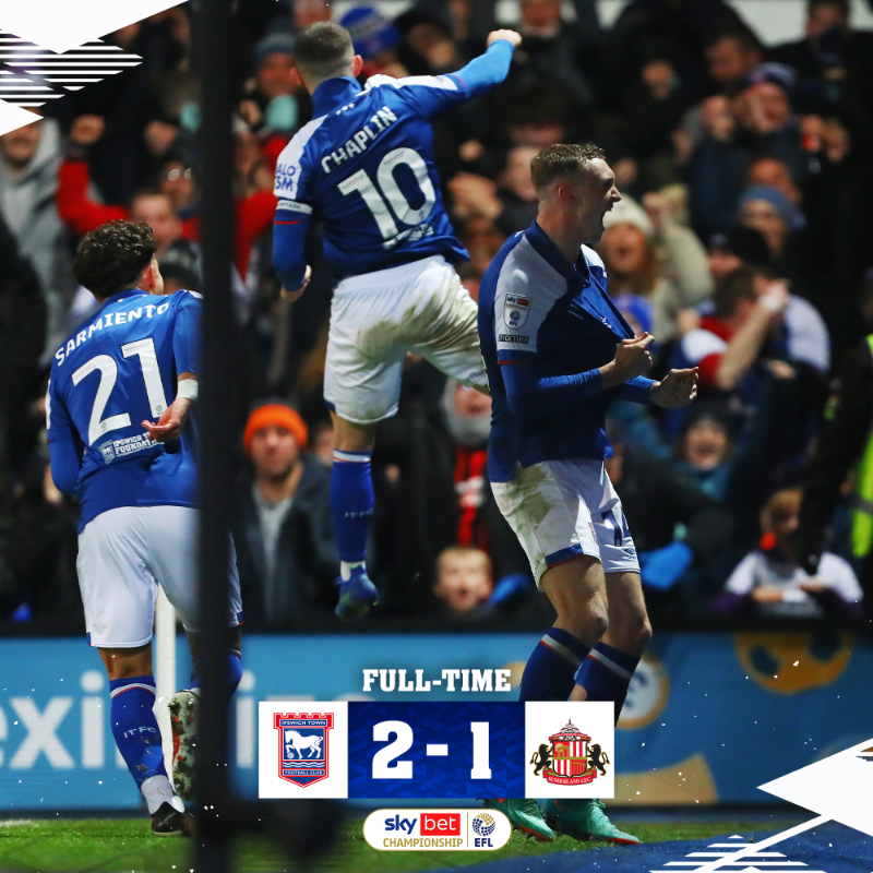 IpswichTown's tweet photo. ⏱️ BIG WIN. 

#itfc
