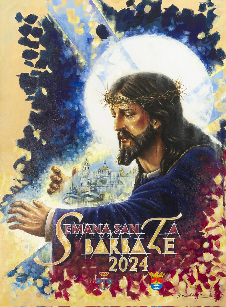 ElconsejoHyCBbt's tweet photo. Cartel Oficial de la Semana Santa de Barbate 2024 
Obra de Juan Zamora https://t.co/usvDLRBTcG