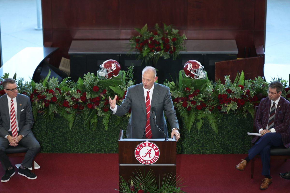 AlabamaFTBL's tweet image. Your 28th Alabama Head Coach! 

#RollTide