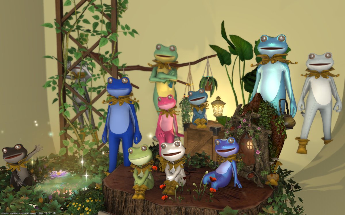 Ff14Les's tweet photo. #studio_EF #ケロ撮
癒しの🐸空間！
企画感謝🐸！ https://t.co/8SGcGuomx5