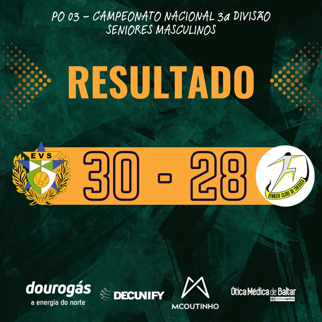 evs_andebol's tweet photo. Apoio: #dourogás, #DECUNIFY, #grupomcoutinho e #oticamedicabaltar
#andebol #andebolportugal #handball https://t.co/5GfjkoOKhI