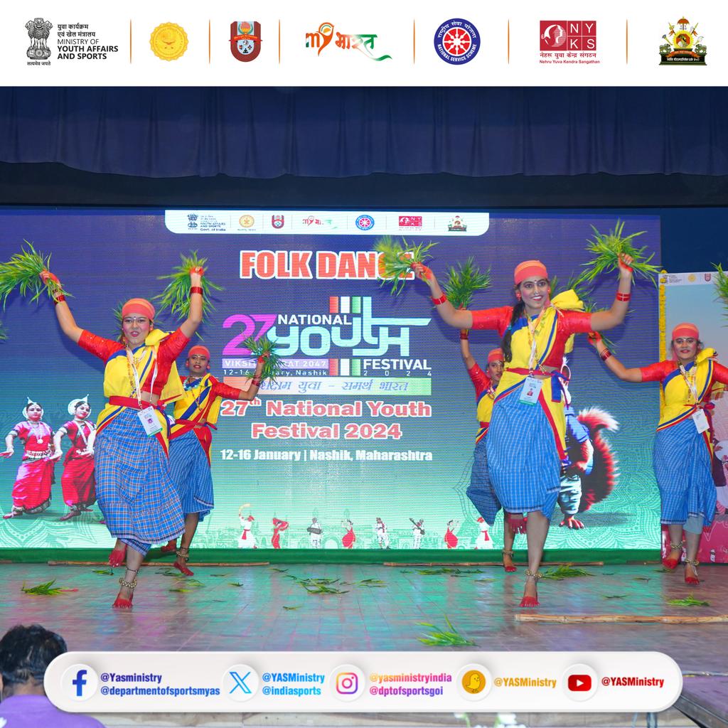 YASMinistry's tweet photo. Highlighting the vibrant heritage and enthusiastic vitality of the youth through a kaleidoscope of colors and age-old traditions. Day 2 unfolded with mesmerizing glimpses of folk dance, celebrating the rich heritage and spirited energy of the youth.
#NYF2024 https://t.co/bWkx770IzB
