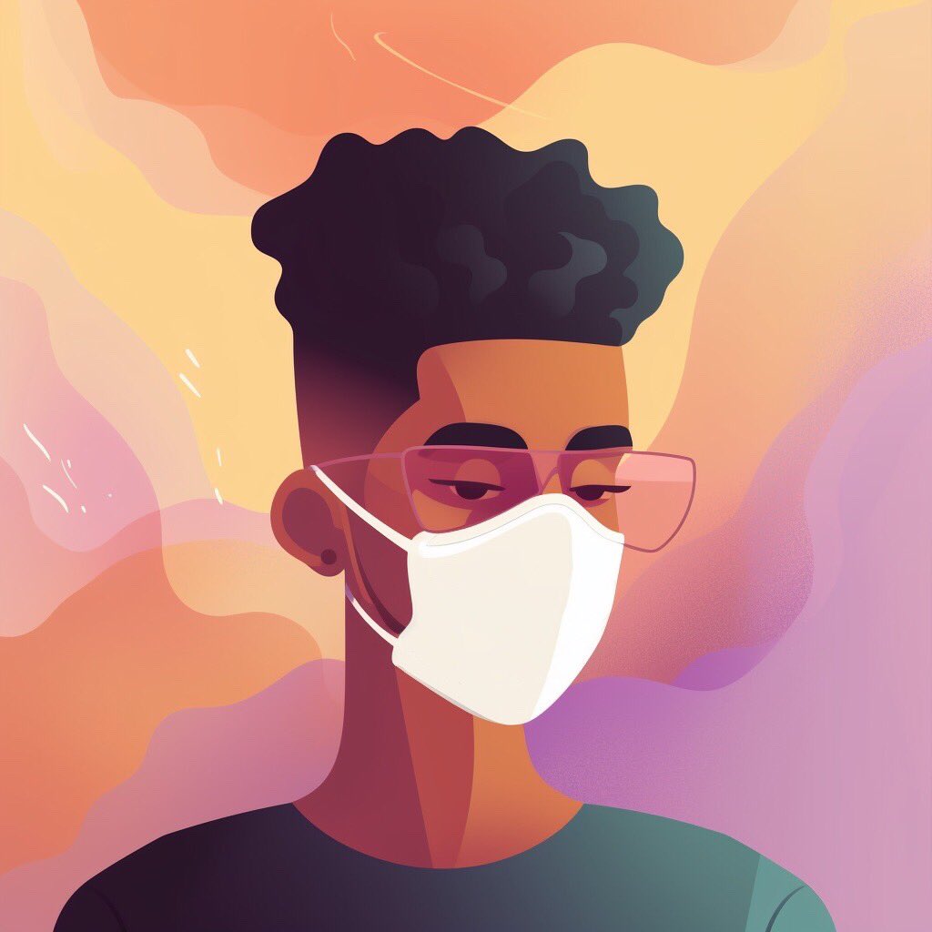 refractedfact's tweet photo. #AIArt #AIArtworks #AIArtCommunity #AIArtistCommunity #AIArtGallery #HumansMakeAIArt #Midjourney #WearAMask #WearARespirator #CleanTheAir #ProtectOurKids #PublicHealth #CovidIsNotOver #accessibility #queersolidarity #disabilityliberation https://t.co/JycRZMWA2g