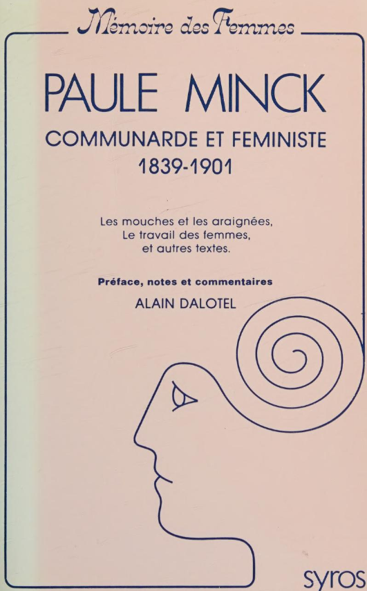 On trouve peu de textes de Paule Mink sur le web : samedi prochain de 11h à 13h chez #VioletteAndCo, on relira sur <a href="/wikisource_fr/">Wikisource</a> « Le Travail des femmes », discours de 1868 récemment scanné à <a href="/laBnF/">La Bibliothèque nationale de France</a>.
Rejoignez-nous pour cet atelier Wikisource Autrices fr.wikisource.org/wiki/Wikisourc… !