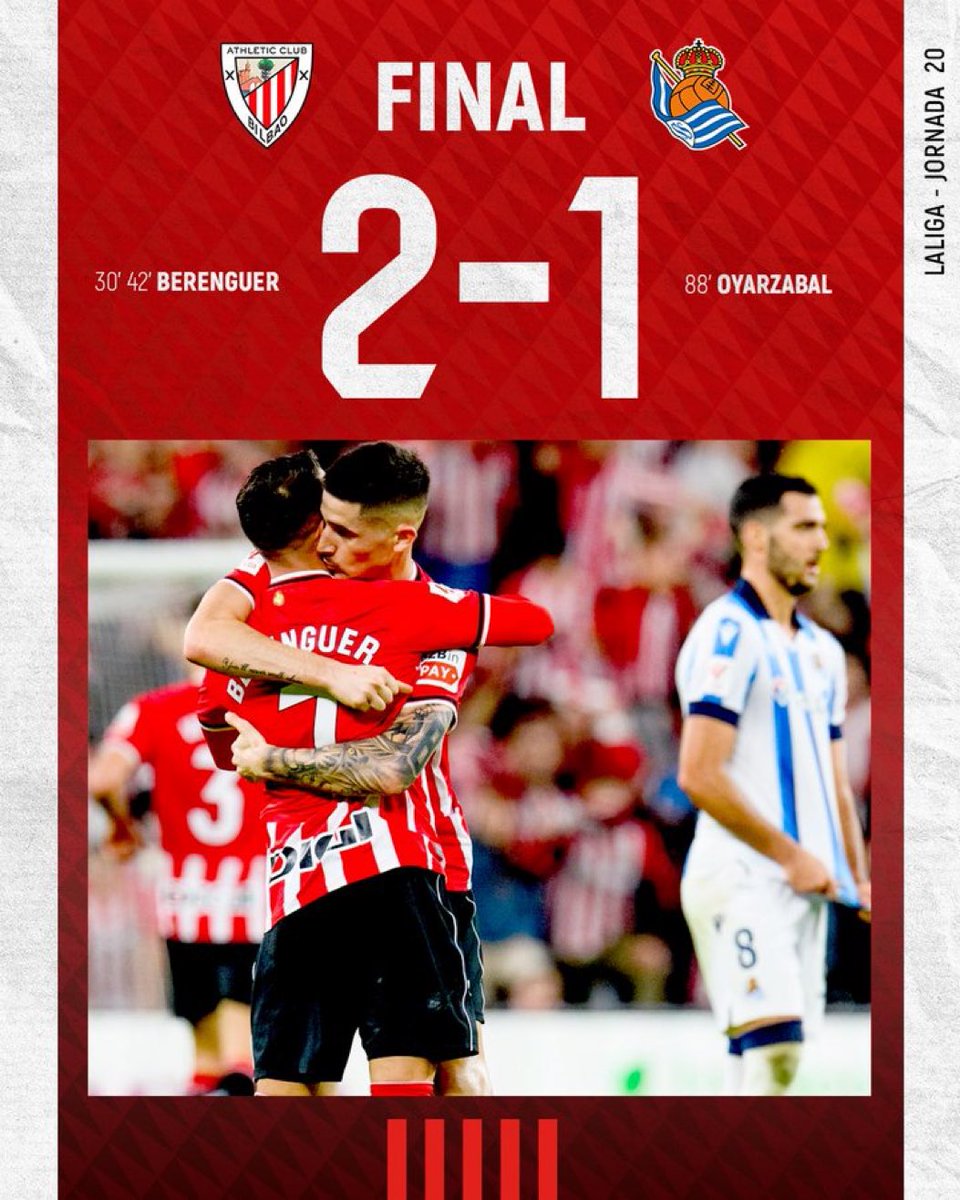 Adurizpedia™️ 🏆 (@datathle) on Twitter photo 👉 Mejor Athletic en Liga en cuarenta años. 
👉 2° Athletic más goleador en 64 años.  
👉 Solo cuatro ligas en nuestra historia con mejores resultados tras 20 jornadas:  1943, 1956, 1983 y 1984. Cuatro títulos. 
#AthleticRealSociedad 👉 Mejor Athletic en Liga en cuarenta años. 
👉 2° Athletic más goleador en 64 años.  
👉 Solo cuatro ligas en nuestra historia con mejores resultados tras 20 jornadas:  1943, 1956, 1983 y 1984. Cuatro títulos. 
#AthleticRealSociedad