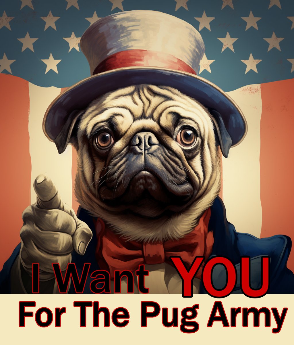 OopsAllFumbles's tweet photo. Join the Pug Army Today! What are you waiting for?
@KatZNKidZ
HoundZ Minting Now: https://t.co/oxbqdYcx27
#TeamPug https://t.co/0PmyjLCIyY