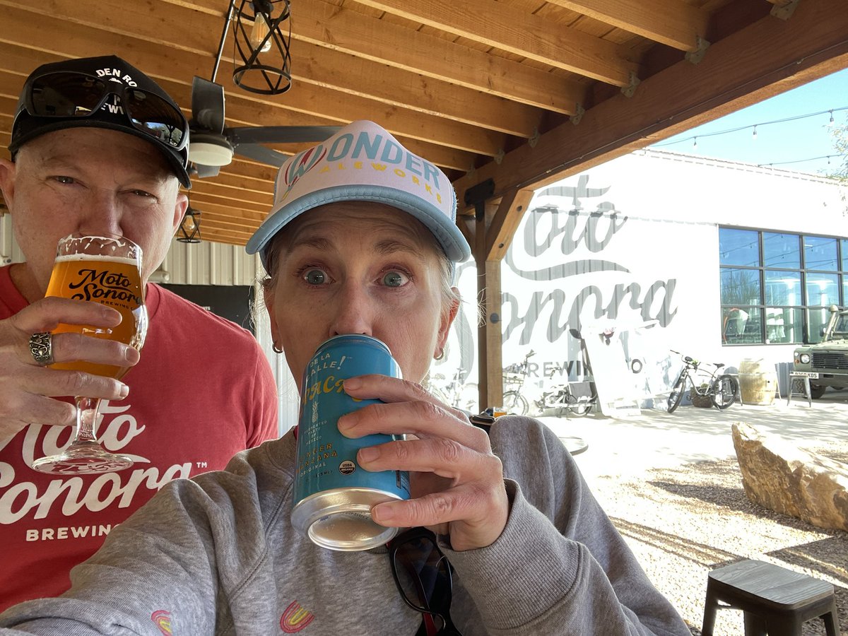 When you’re doing #dryjanuary and one of your favorite breweries also has awesome #NA options and you can #bike there … #iheartmybike #lovewhereyoulive #happyday