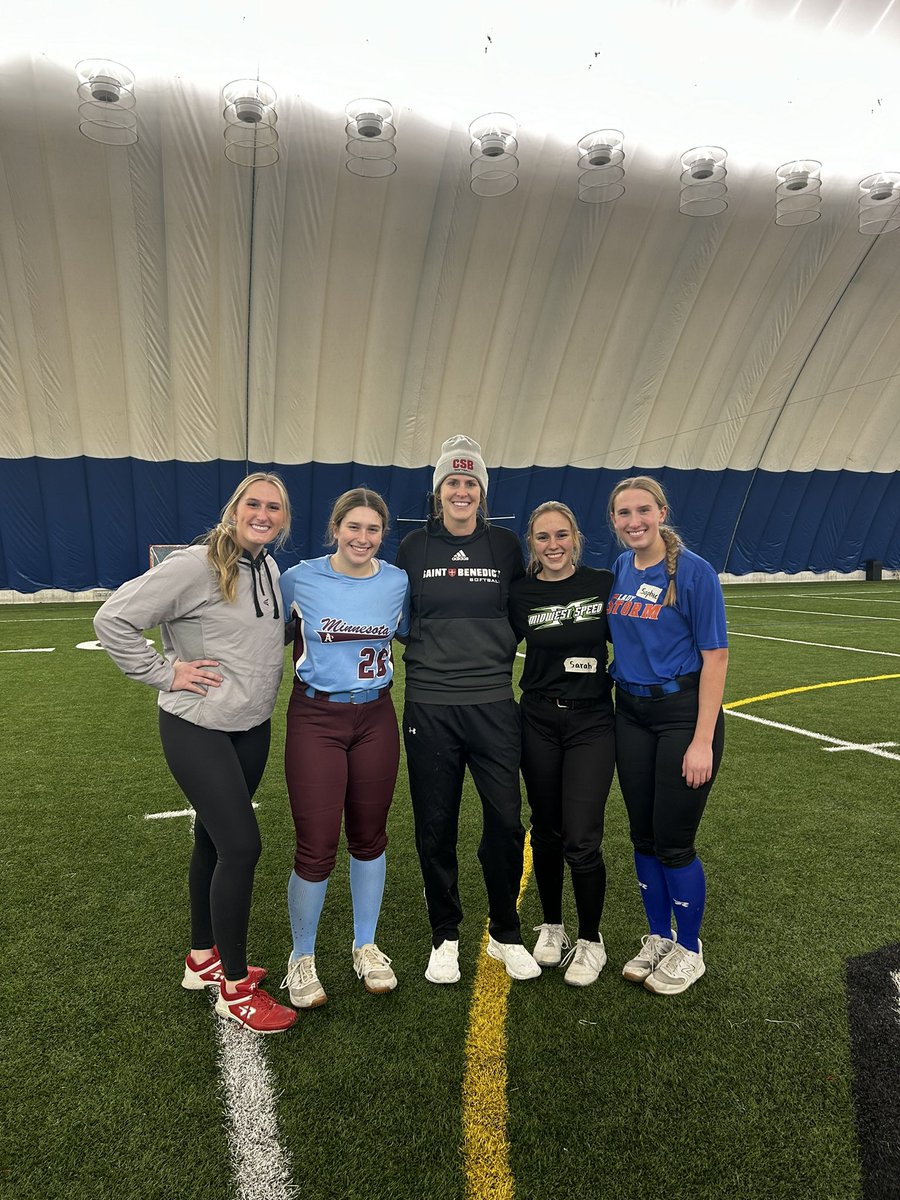 Another great time at the CSB softball camp today! Thank you to <a href="/rclick09/">Rachael Click</a> and the rest of the coaching staff and players for putting on such a great camp! Also so fun to see some Maple Grove teammates <a href="/sarahzim23/">Sarah Zimmerman</a> and <a href="/LaurenBeissel25/">Lauren Beissel</a>