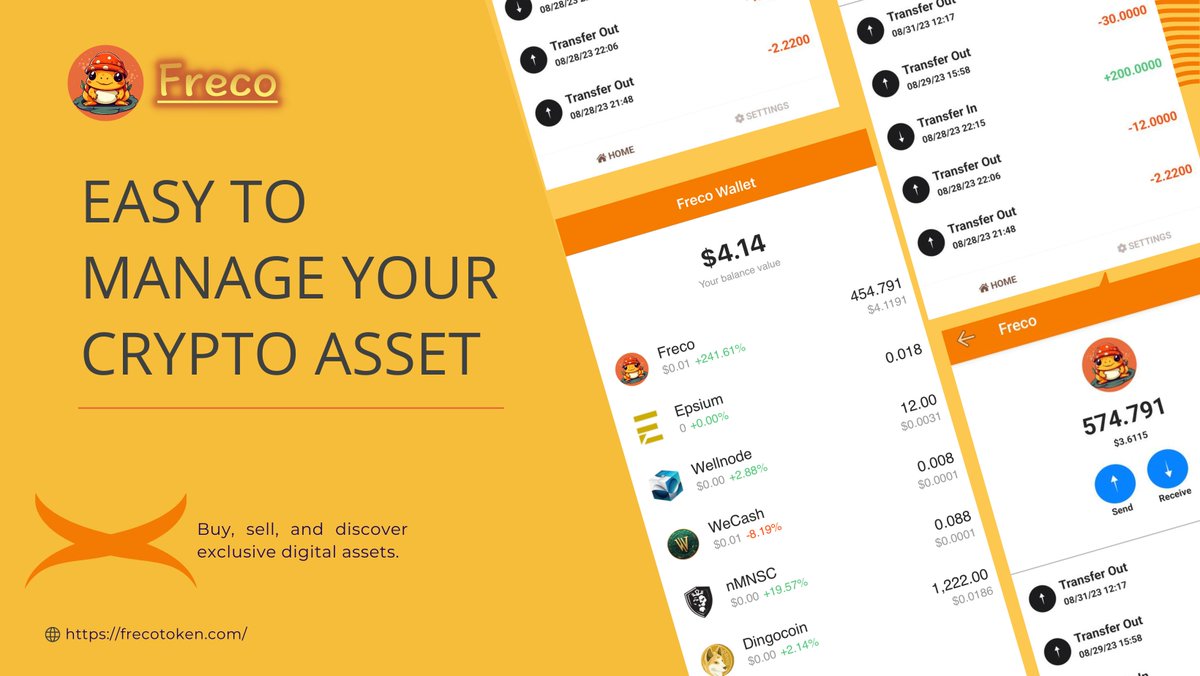 $freco decentralized wallet. manage your crypto asset with Freco App. very easy to use.

$freco #app #decentralized #wallet #crypto #asset #cryptocurrency #masternode #coin