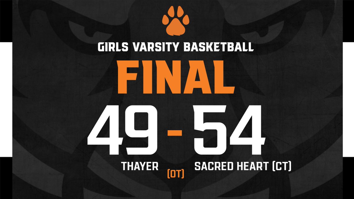 FINAL | Girls Varsity Basketball 🏀

Jasmine James '25 | 17 points 
Cassidy Mullen '26 | 13 points
Elle Grant '25 | 6 points
Colleen Cloonan '24 | 5 points
Bella Balducci '24 | 5 points
Emily Guilfoyle '25 | 3 points