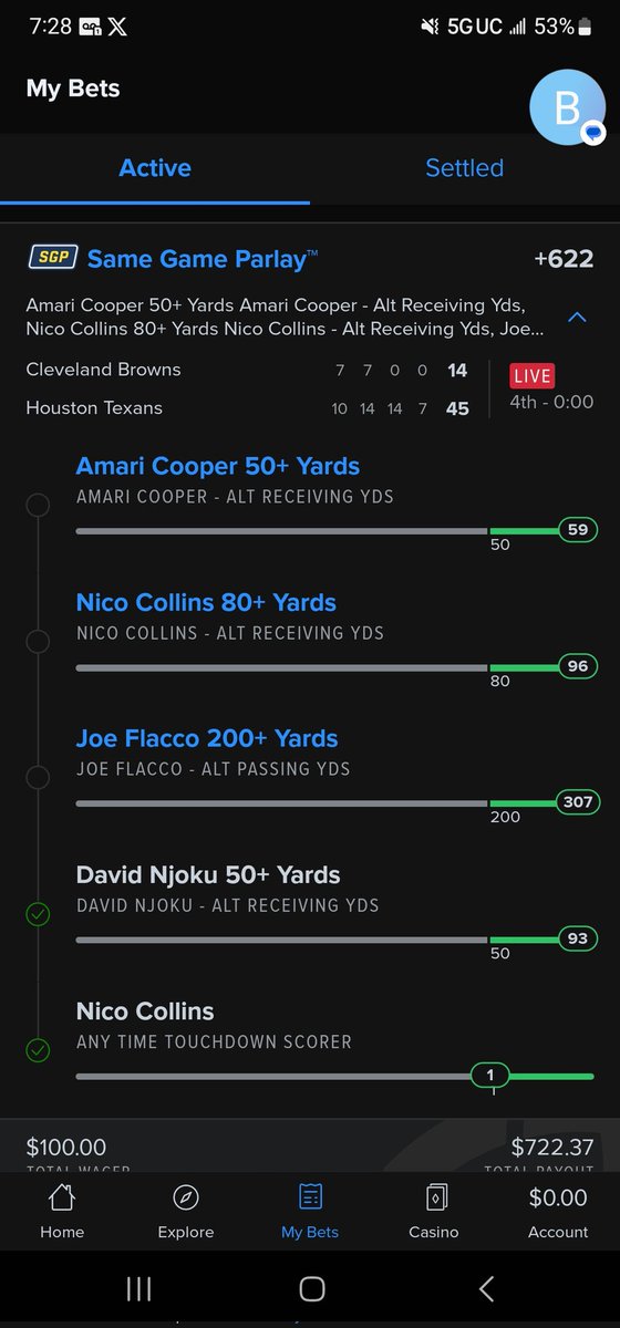 Flavornuggets1's tweet photo. @CodyBrownBets @CodyBrownBets oh man 2 and a half minutes however following you has given me confidence with working with the numbers and it worked out bro thank you for the confidence! https://t.co/W3GuifowXR