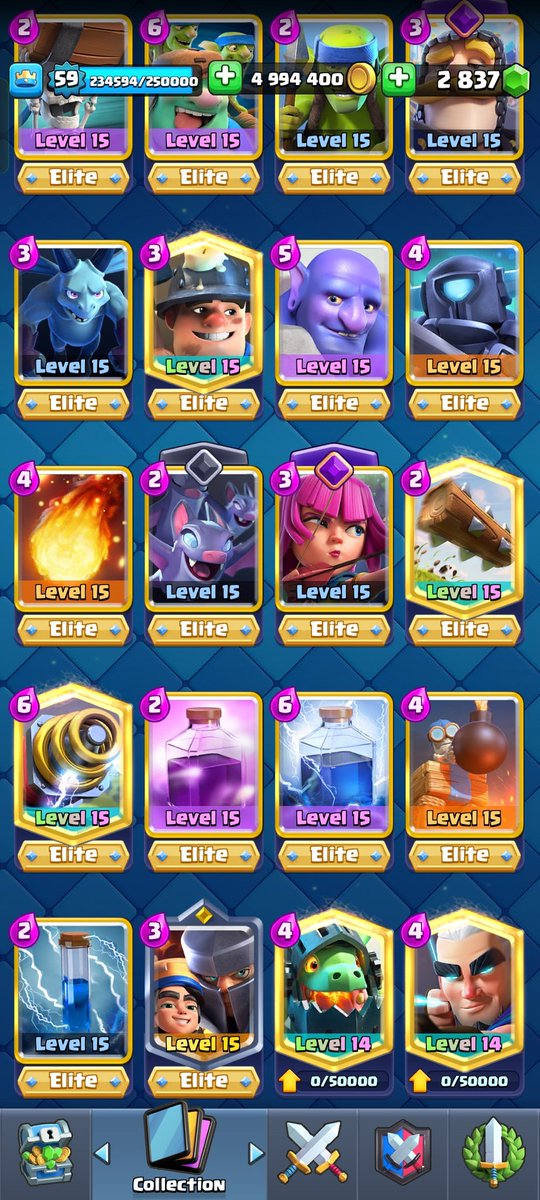 7 months in and managed to only get only 18 cards to lvl 15 so far. Font worry supercell Ill be max again no later than by 2028! 😍
