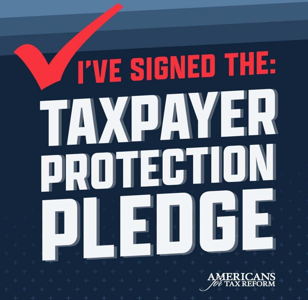 lauriebuckhout's tweet photo. Proud to have signed the Taxpayer Protection Pledge. https://t.co/bg0jeppWkz