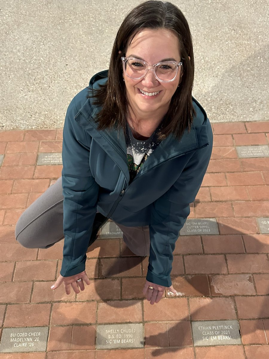 My brick IS in! Thanks to my family for the Christmas present! Go Bears! #SicEm