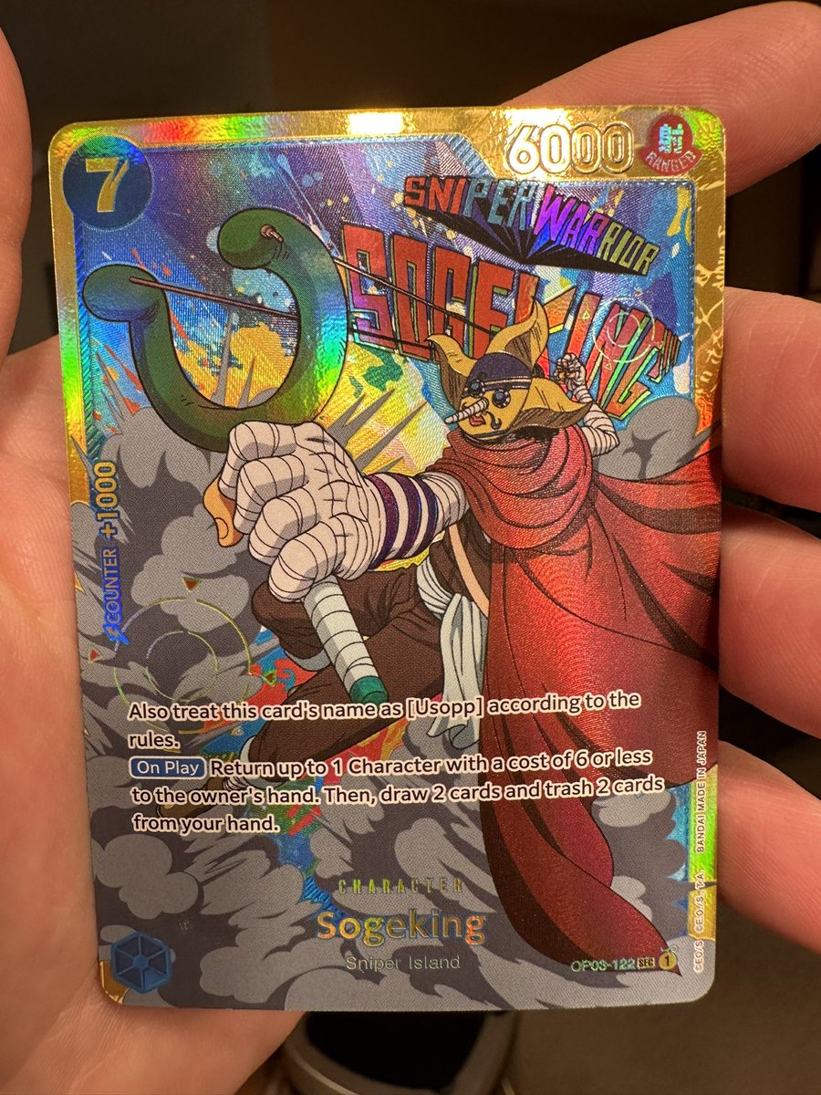 LlcPickaxe's tweet photo. 🚨FREE SOGEKING🚨 Just Retweet to Win! Winner picked 1/19 #ONEPIECE https://t.co/ZioICZ2yhR