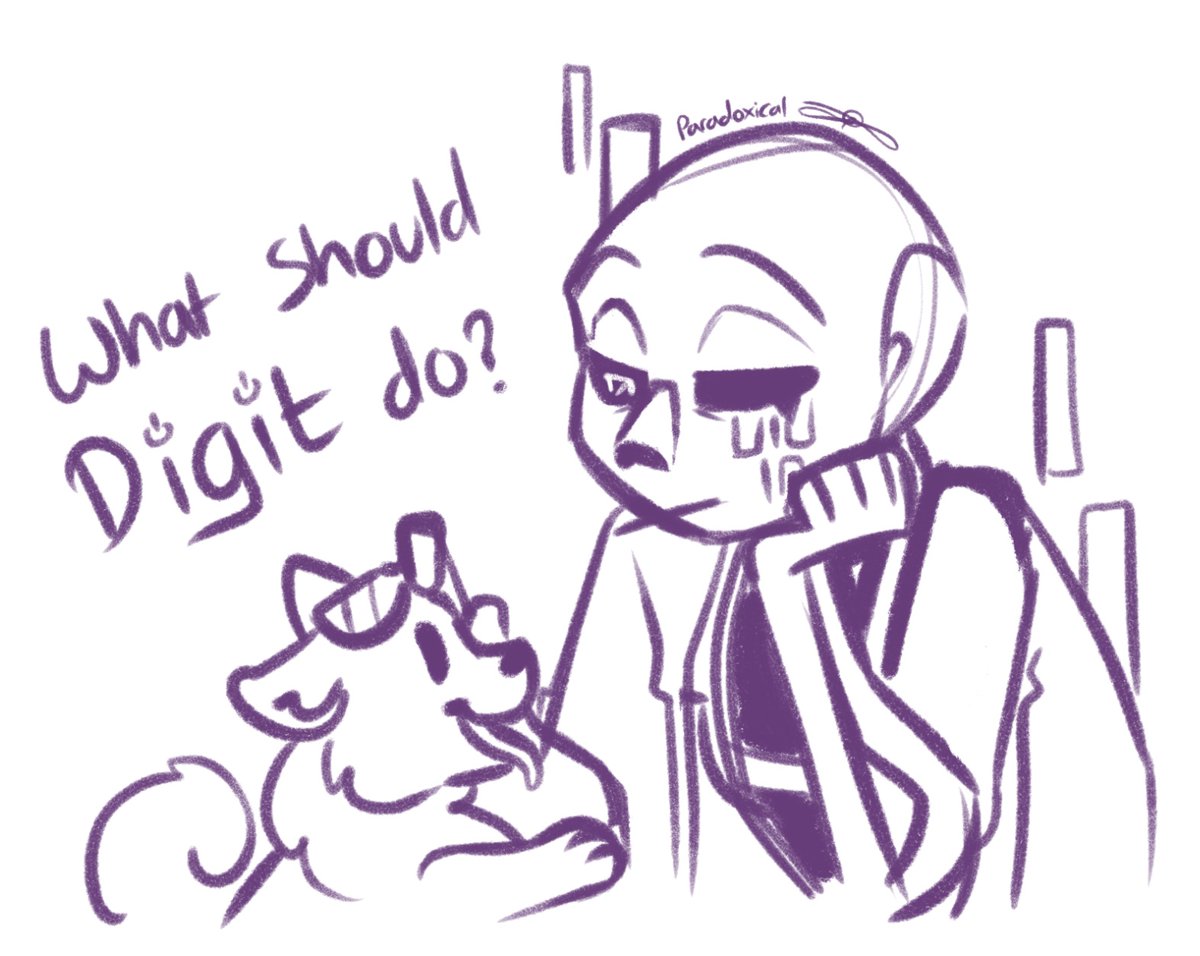 ParadoxicalSage's tweet photo. I’m bored!
You, yes you. Give me an art prompt for something you’d like to see Digit do or be.
He needs more content!
#Artprompt #SansOC #DigitSans #Missingtale #UndertaleAU https://t.co/pNxeEjDgGn
