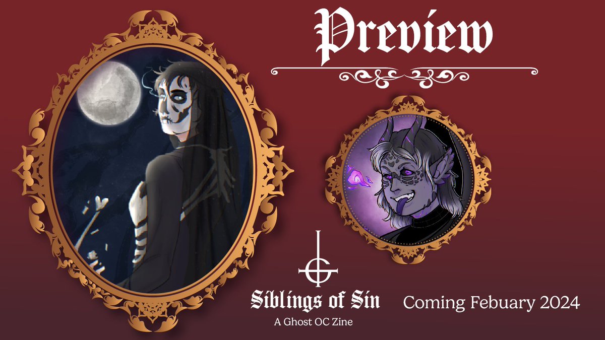 liizarddraws's tweet photo. Hi everyone !! Soon, you’ll be able to see my work of my sibling of sin oc in the @Ghost_Siblings zine next month! There are a TON of cool works by a bunch of #ghostbc fan artists - I can’t wait to show y’all the full piece! https://t.co/vKyNCMm7LN