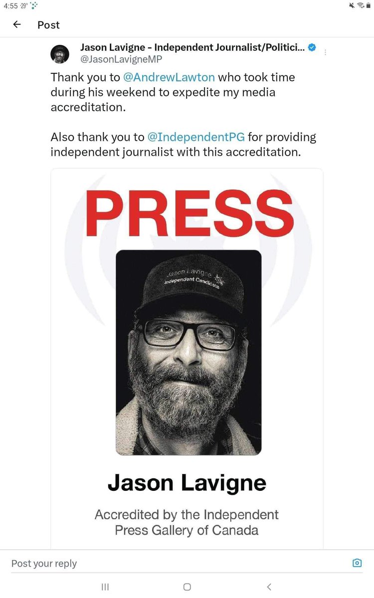 Anyone concerned about misinformation, slander or lies spewed by Jason Lavigne needs to send a complaint here. How he got accreditation is shocking! But I guess it just proves Canada’s Media is not well vetted. mediacouncil.ca/complaint/file…