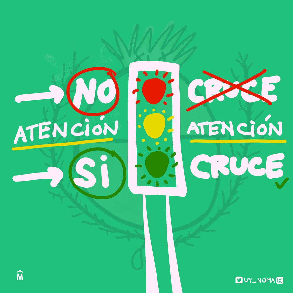 UyNomaColectivo's tweet photo. Un servicio a la comunidad, lea y luego sea feliz por las calles de Montevideo.

#ciclovia 
@montevideoIM
@IMcultura https://t.co/hyzGlnFf2i