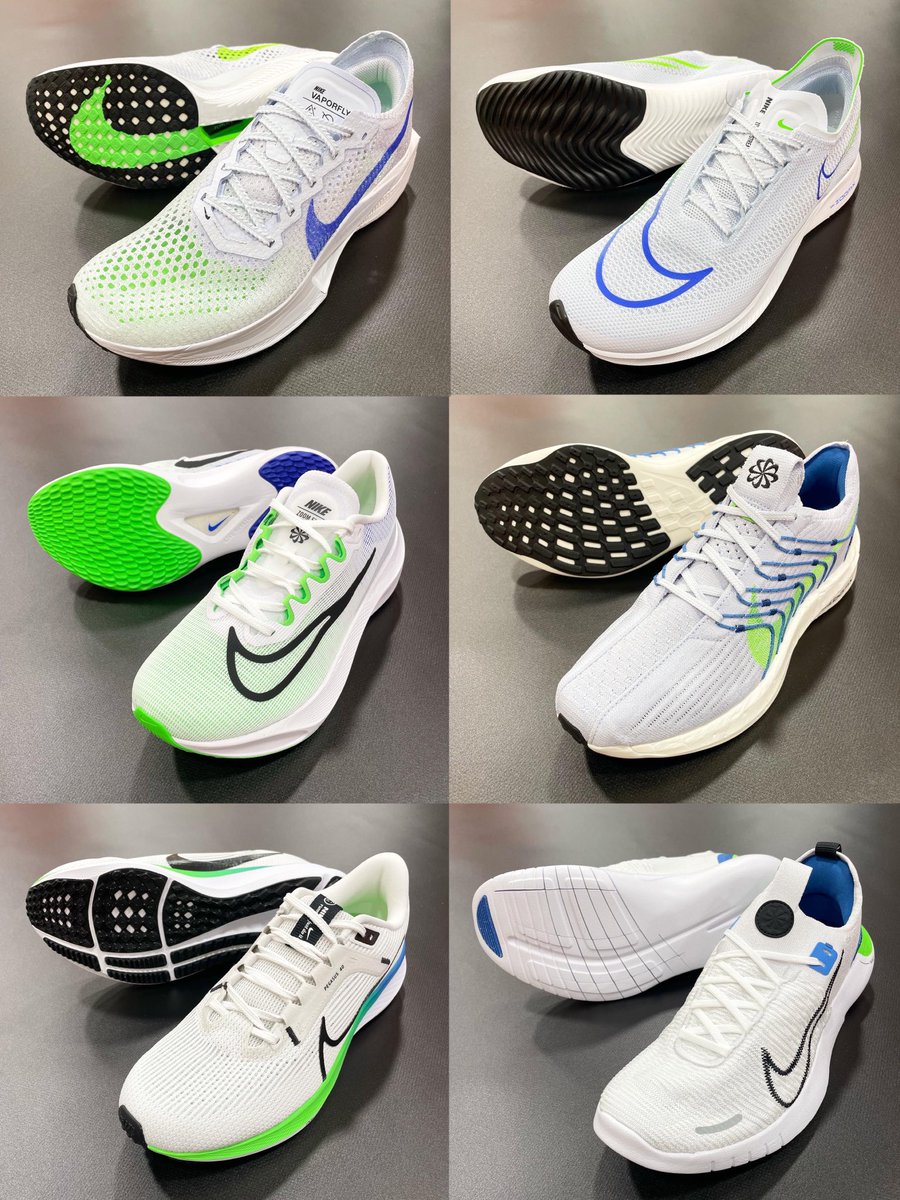 Multi Skilling Pack✅
1.14(日) 発売!!

#NIKE 
◼︎ZOOMX VAPORFLY NEXT% 3
◼︎ZOOMX STREAKFLY
◼︎ZOOM  FLY 5
◼︎PEGASUS TURBO NEXT NATURE
◼︎AIR ZOOM PEGASUS 40
◼︎FREE RUN FK NEXT NATURE
 
いよいよ新色が発売です👟✨

ブルー×グリーンの爽やかな配色🌿
店頭にて要チェック☝️