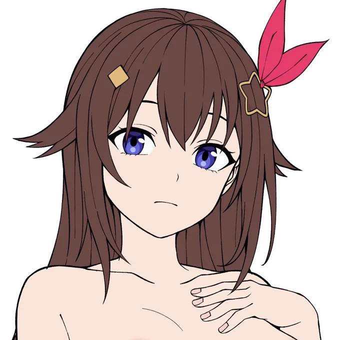 ホロJPのおっぱい診断を製作中なんですが これまで配信見てきたはずなのにいざ描いてみると 「こんな髪型してたんかぁ」みたいなメンバーが結構いますね (お嬢のお団子とかフブちゃんの三つ編みとか…) これまで結構ふんわり見てたんだなぁって思いました  ↓WIP