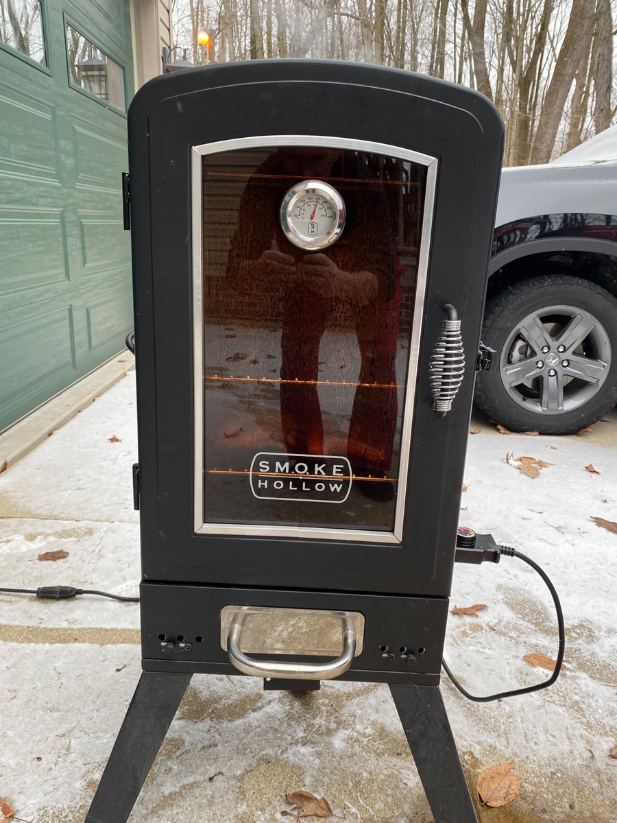 KBindycar's tweet photo. Ribs on the smoker, Fire going and the @cbnationals on @FloRacing @clintonboyles98 https://t.co/iOs5dvdMAI