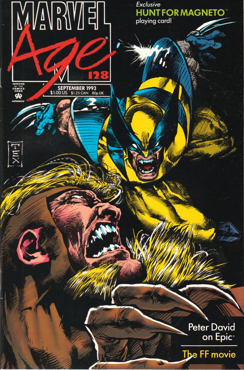 #Wolverine and Sabretooth looking intense on an excellent cover by #MarkTexeira.  #comicbook #comics