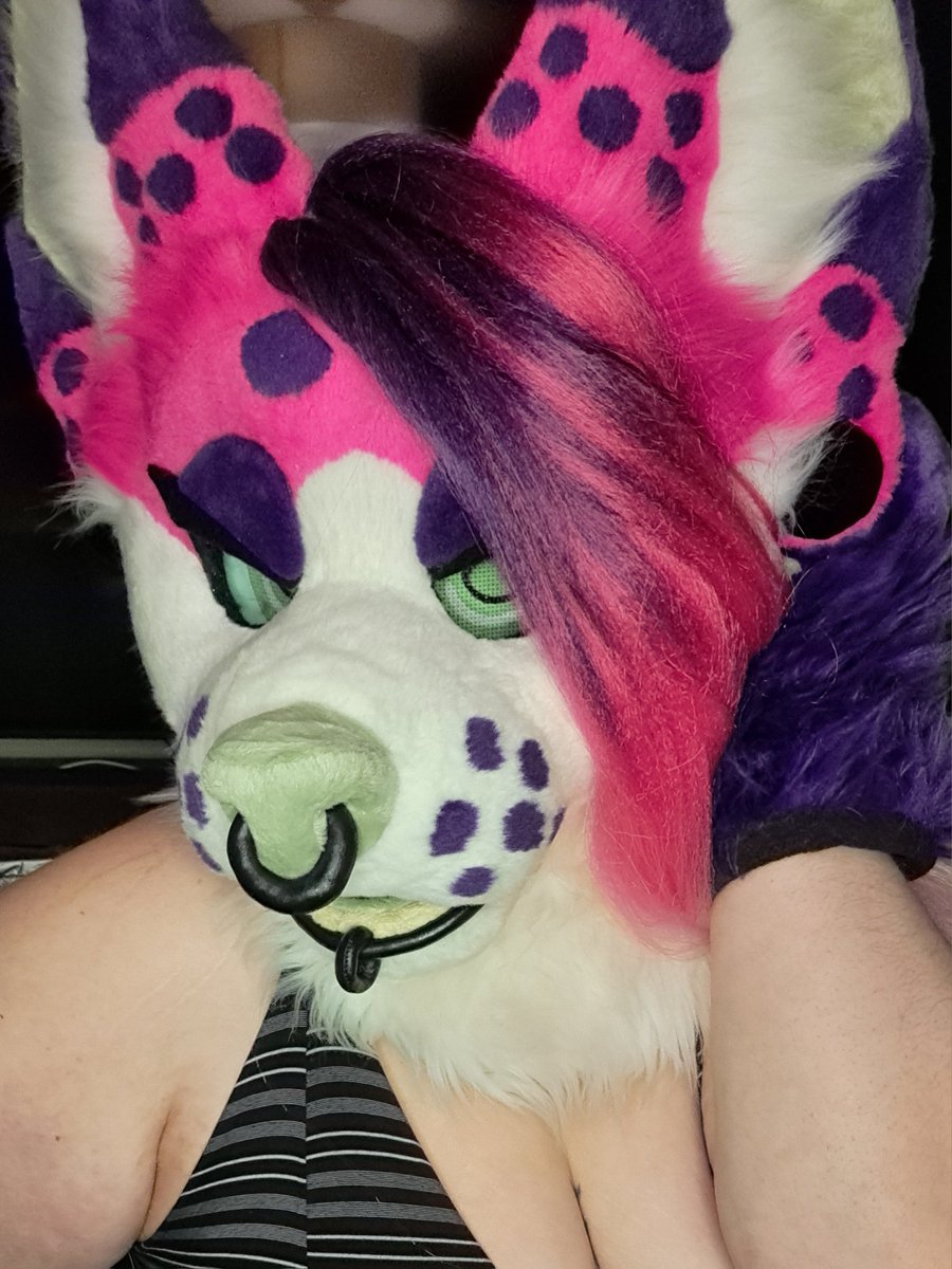 This fox is feeling fierce tonight ✨️ 

🪡 Lucifur Creations 

#furry #fursuit #furryfandom