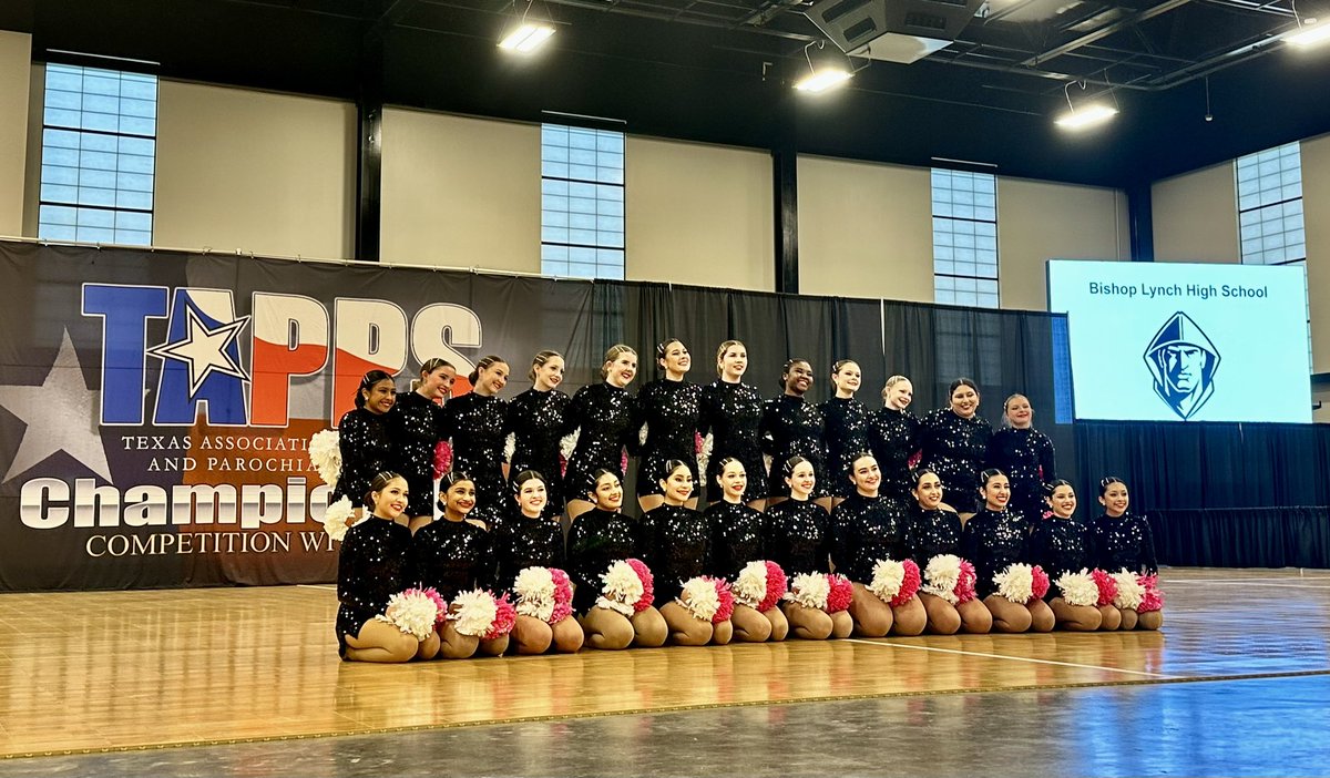 AllieTenny's tweet photo. Congratulations to @BL_Brigade, the hardest working drill in the game, on their 2nd place finish at the @TAPPSdance State Championships! #GoBrigade #GoFriars 🖤👯‍♀️🥈 https://t.co/GZ9VcqzEeK