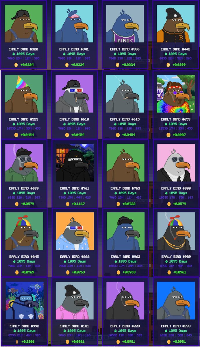 hippie_hair's tweet image. Why did I stake my 20 Early Birds for 3 years?  When you see a founder who hustles consistently for his flock as much as @ebgnft, it's a no brainer.  #gettheworm