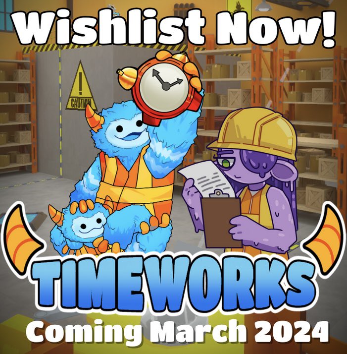StarwrksStudios's tweet image. 🚀Exciting News! #timeworks is now available to wishlist on Steam!💫Don't miss out, wishlist now, link in bio!  #indiedev #wishlist