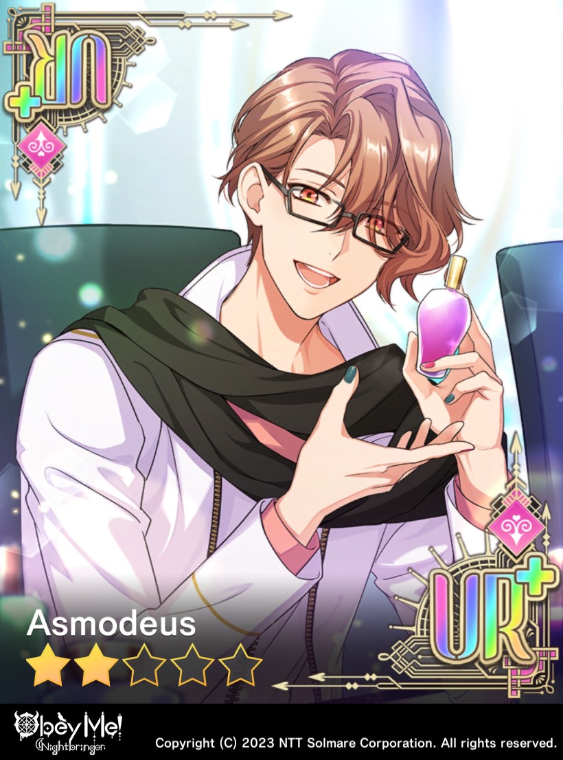 Asmodeus: UR+ Demon Card pieces will drop from lesson 21 onwards