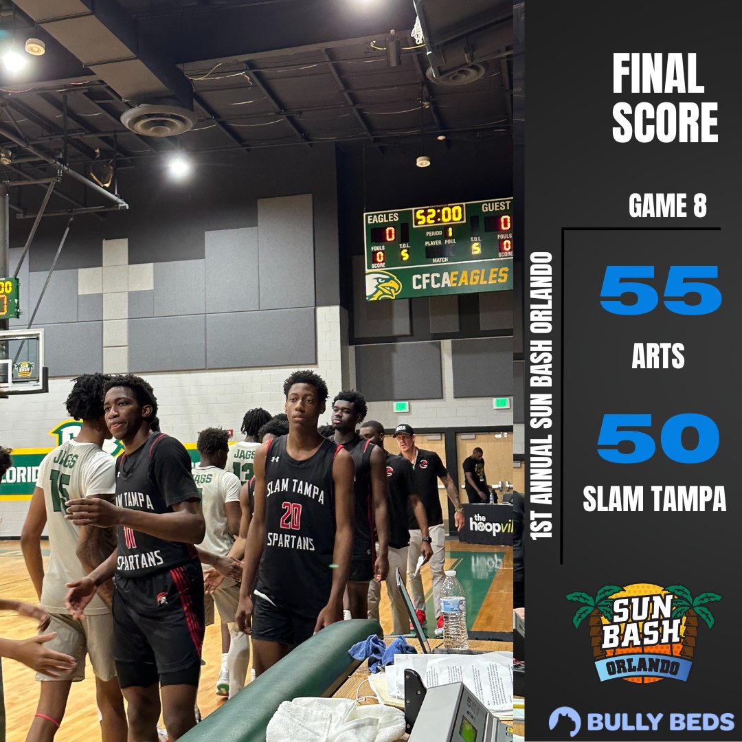 α΄α΄α΄α΄ α΄α΄Κα΄α΄Κ (@thehoopvibe) on Twitter photo Game 9: <a href="/sunbashtourney/">Sun Bash</a> Orlando
Final Score
Arts 55
SLAM Tampa 50
π Leaders
Arts
Anthony Akande 14
Ayuub Wilson 11
Savod Godwin 11
<a href="/SLAMTampaHoops/">SLAMTampaHoops</a>
Ramone Seals 30
<a href="/CoachProph/">Coach Prophet Kates - Price</a> Game 9: <a href="/sunbashtourney/">Sun Bash</a> Orlando
Final Score
Arts 55
SLAM Tampa 50
π Leaders
Arts
Anthony Akande 14
Ayuub Wilson 11
Savod Godwin 11
<a href="/SLAMTampaHoops/">SLAMTampaHoops</a>
Ramone Seals 30
<a href="/CoachProph/">Coach Prophet Kates - Price</a>