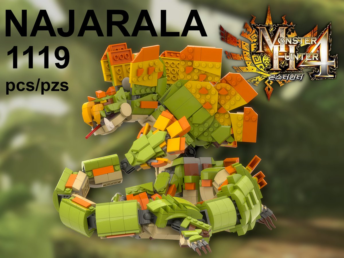 I just released the LEGO instructions for Najarala from Monster