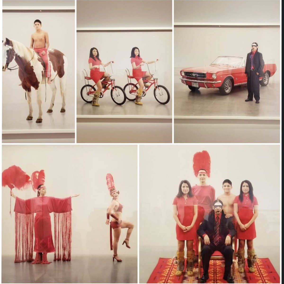 ClemenW's tweet photo. A warm tribute to those who lived on this land before us. Pics of a private tour at @artsmia with the @UMNews DCoP. The stories behind the pieces of 'In our Hands – #Native photography, 1890 to now' are a sad reminder of the pain of the structural racism in our community. https://t.co/Hlx2IwVtWo