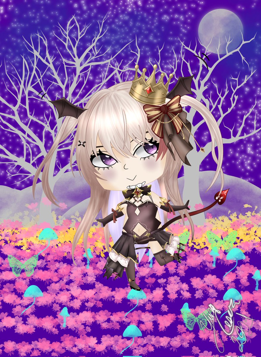 MrYungCesar's tweet photo. Another one done! Thank you, @viviann_vt, for letting me draw her!
#cesarillu #vtuber #ENVtuber #chibiart https://t.co/dHIrHmXVLL