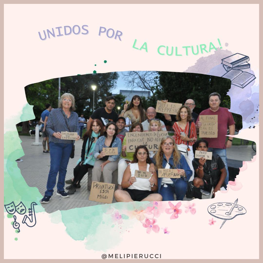 Melipierucci's tweet photo. UNIDOS POR LA CULTURA https://t.co/c6nmSiZSRp