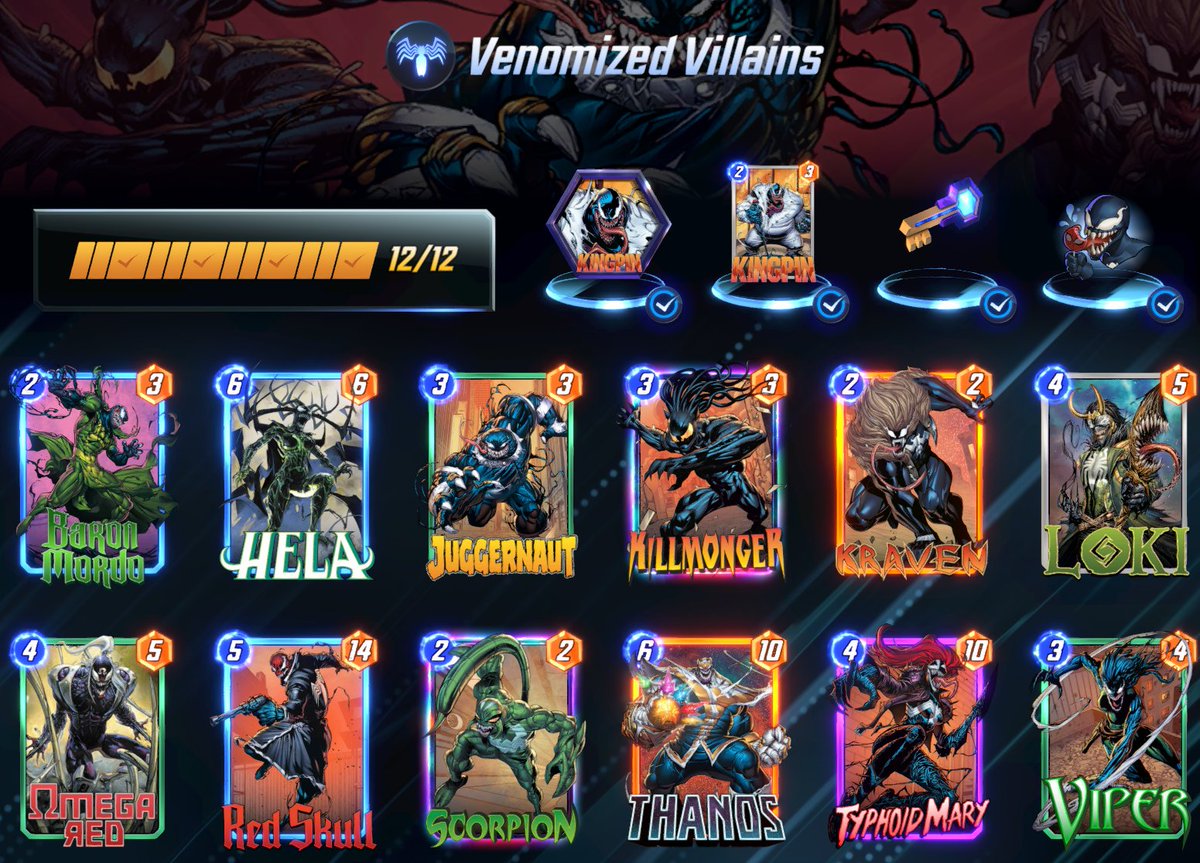 LFG! Complete my Venomized Villains album when Loki popped up in the shop today! Can't wait to try the emote lol <a href="/MARVELSNAP/">MARVEL SNAP</a> <a href="/UntappedSNAP/">Untapped.gg | MARVEL SNAP</a>