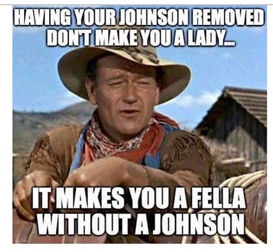 howardbarnes's tweet image. Ever wondered what The Duke would say about today's identity conversations? Well, hold onto your cowboy hats! Here's a throwback that packs a punchline. #JohnWayne #ClassicHumor 🤠💬