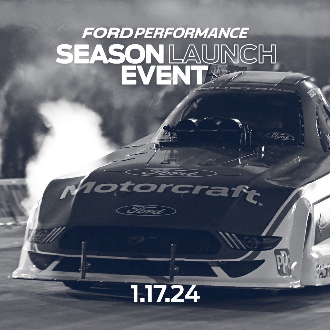 The 2024 season launch event for @fordperformance is almost here! Join us for the livestream on 1/17 ➡️ youtube.com/watch?v=JPAjOC…
#FPSeasonLaunch24