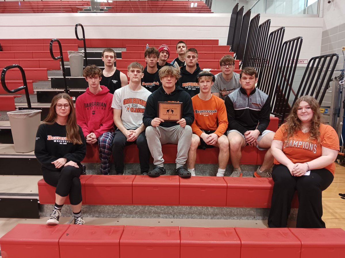 beavercreek_wr's tweet photo. Team runner-up 
R1 Bcreek 43 Seneca East 29
R2 Bcreek 76 AllStars 6
R3 Ontario 46 Bcreek 29
R4 Clyde 38 Bcreek 35
R5 Bye
R6 Bcreek 51 Crestview 27
R7 Bcreek 44 Marion Elgin 23
R8 Bcreek 41 Northmor 36
R9 Brecksville 57 Bcreek 26 https://t.co/YGYhQ7HSwI