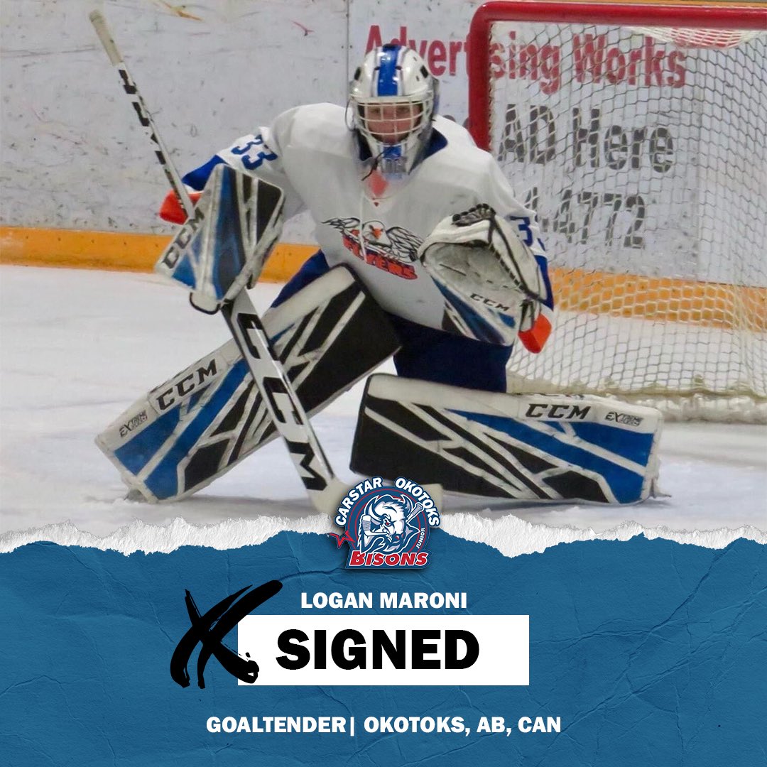 OkotoksBisons's tweet photo. We have some new Bisons coming in! 🦬 Welcome to the team Logan Maroni, Nolan Smith, and Dryden Harding! #onebigbison https://t.co/m6n5mpAx71