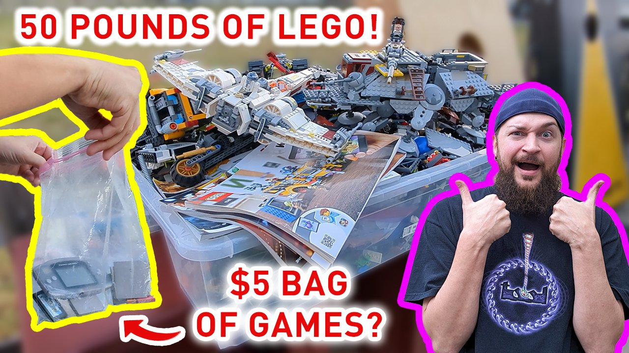 Lego yard sale cheap