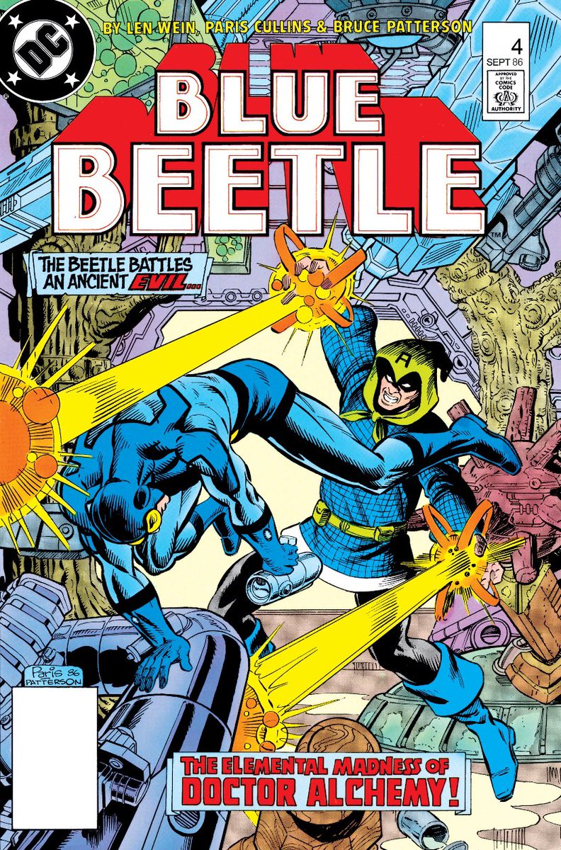 chelsdaniel280's tweet photo. Blue Beetle #4 Cover - Art by Paris Cullins
#BlueBeetle #TedKord
#DoctorAlchemy #dccomics https://t.co/RQ08qpzTyI