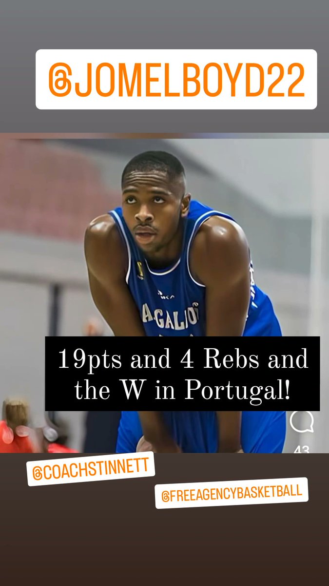 CoachStinnett's tweet photo. Another great game for @JbBuckets in Portugal! https://t.co/6kwtMKApD0