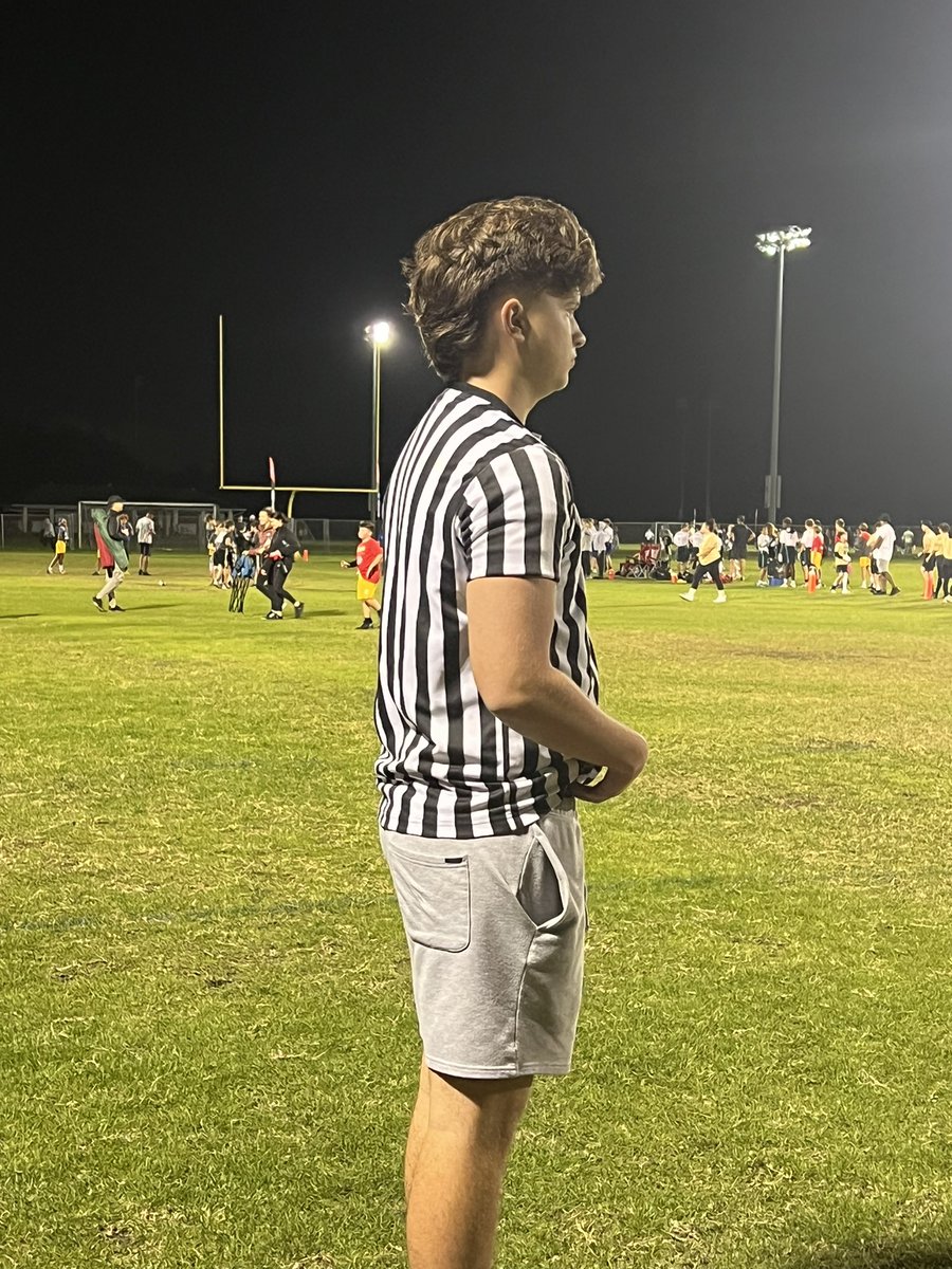 We had a  <a href="/TheoVon/">Theo Von</a> doppelgänger reffing my son’s game last night. What call would Theo make? #theovon #reffing #football <a href="/ComedyCentral/">comedycentral</a>