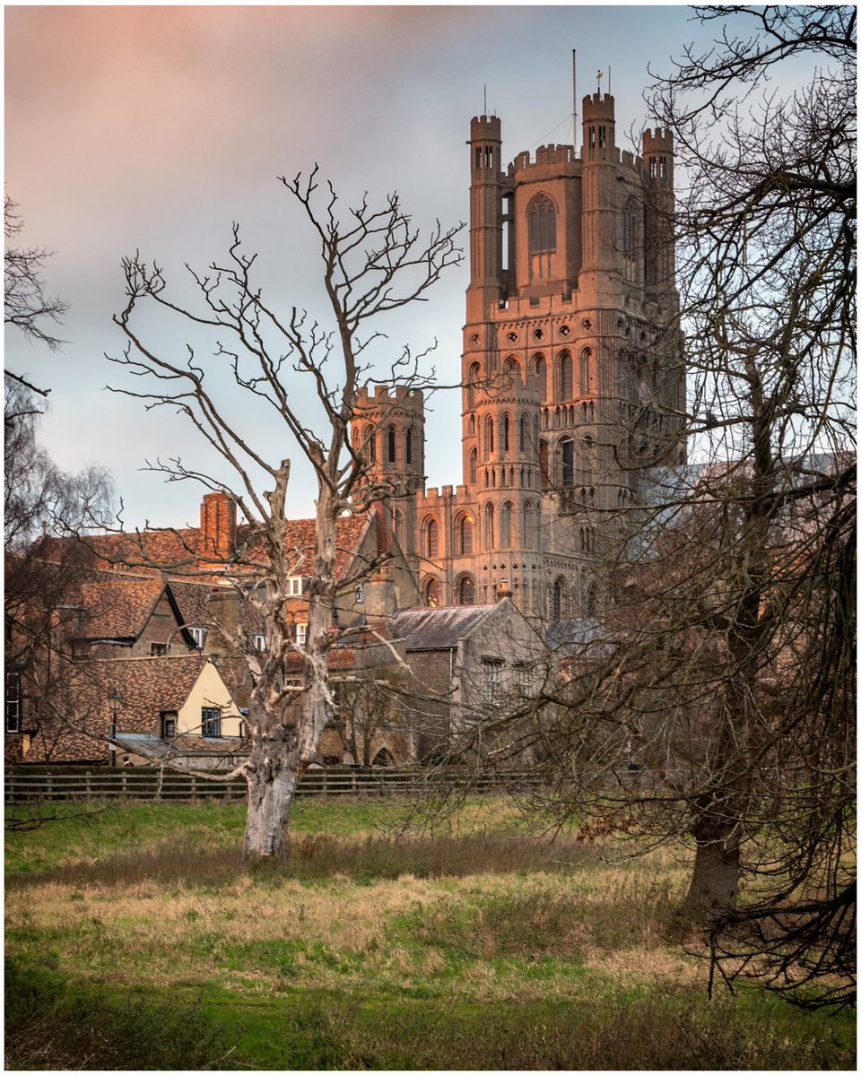 Some lovely soft late afternoon sunshine on Ely Cathedral today. @ely_cathedral @visit_ely #leicaq3 #leicaphotography #landscape #uklandscape @elyphotographic @leicauk #ely #cathedral #elycathedral