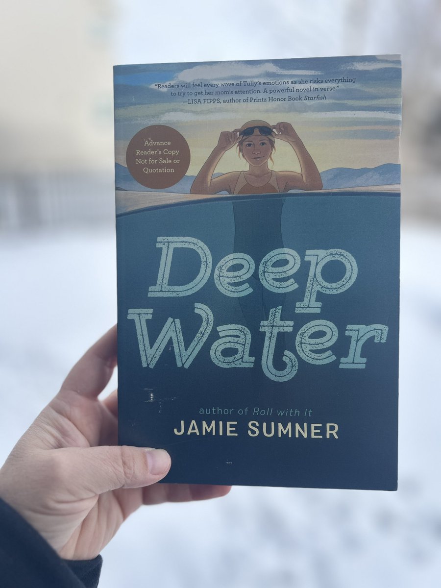 Deep Water by @jamiesumner_ is a novel in verse telling a story of determination, abandonment, loyalty, & forgiveness. We love that even the acknowledgments are written in verse, and shoutouts to @AuthorLisaFipps & @baronchrisbaron are included. So much love for this #mglit. 🌊